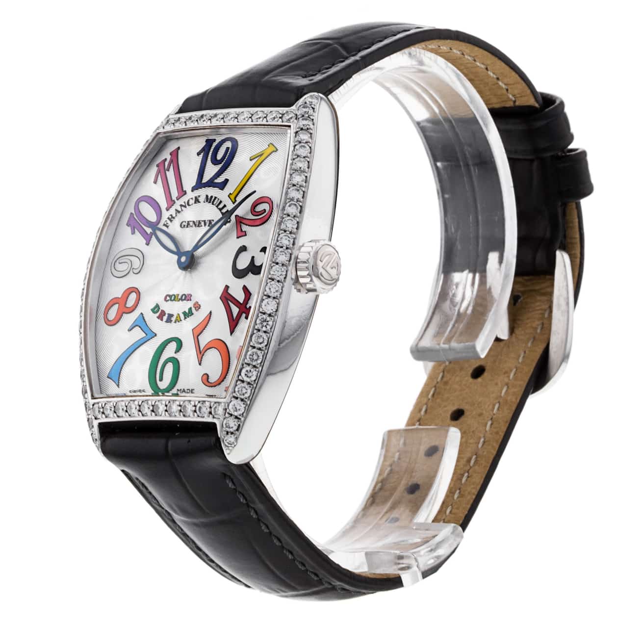 Pre Owned Franck Muller Cintr e Curvex 2852 QZ COL DRM D 1R Watch